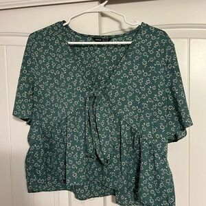 Cropped Flowey Blouse